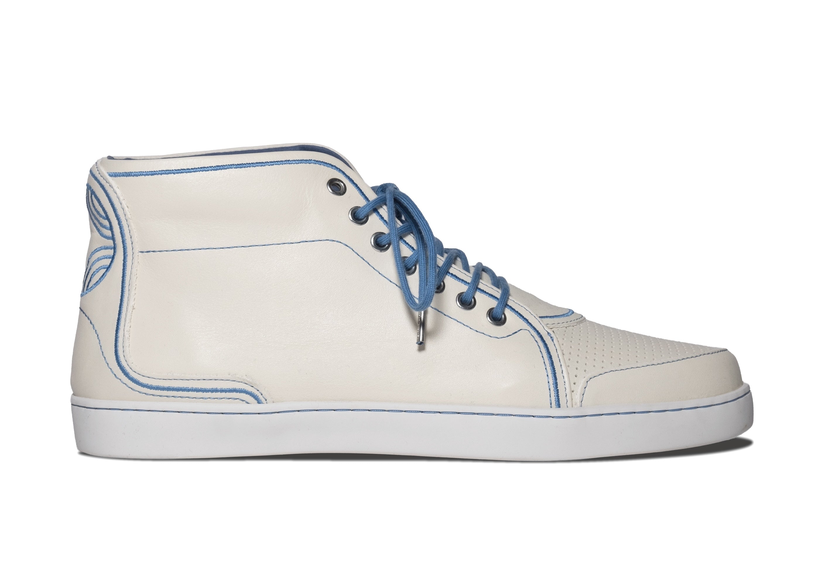 Hilbrig Athena sustainable full grain leather sneaker side view