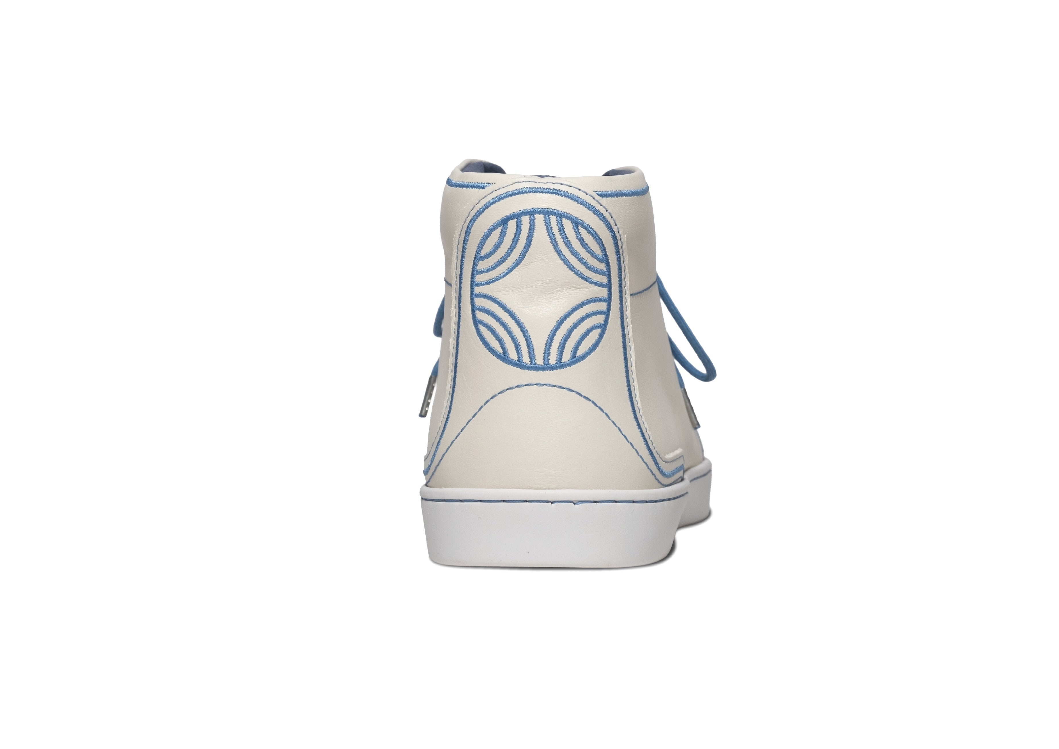 Hilbrig Athena sustainable leather sneaker back view