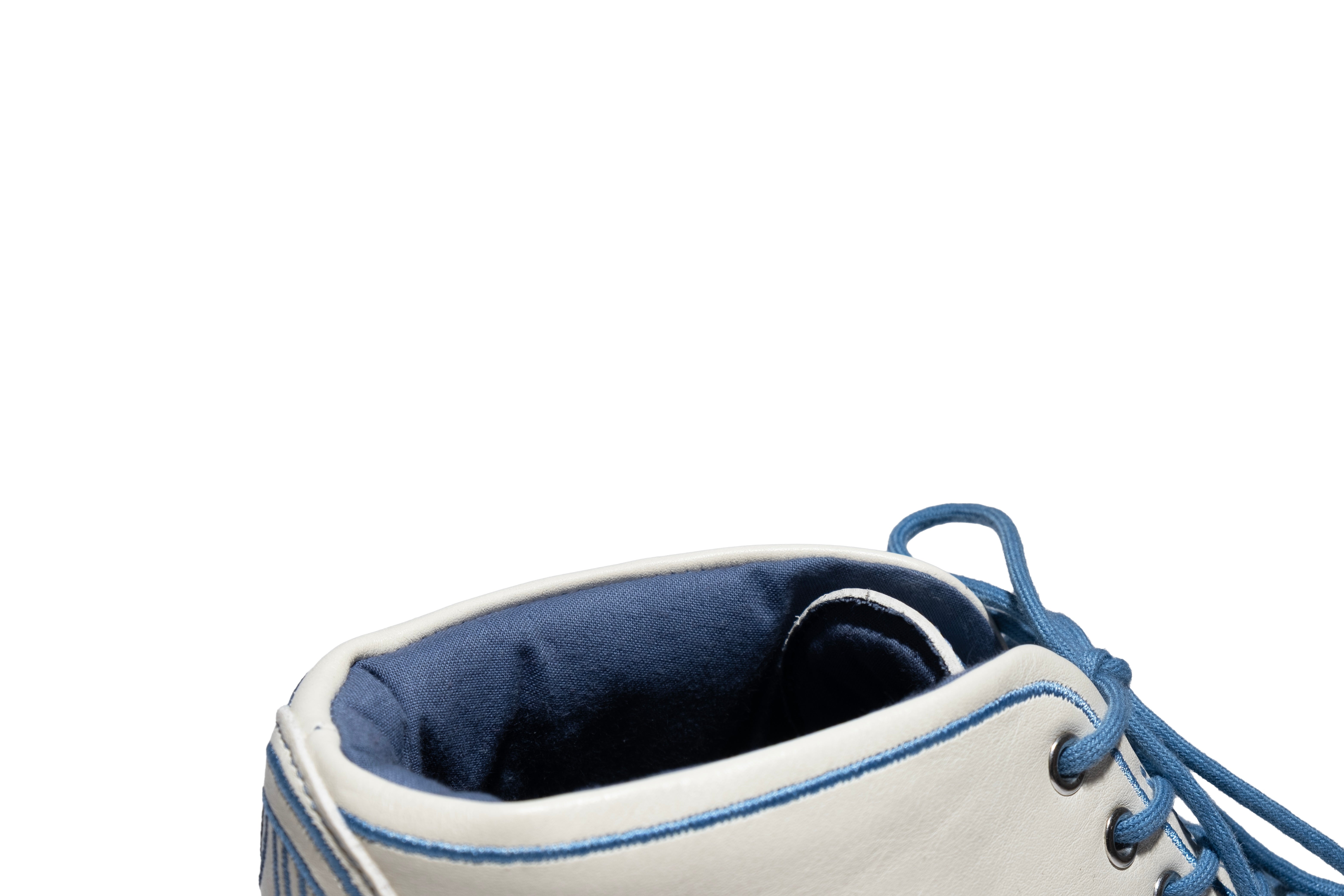 Hilbrig Athena sustainable leather sneaker cotton lining